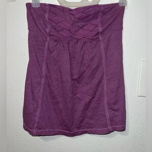 Vintage Y2K american eagle strapless babydoll tube top Purple Size Small